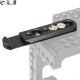 Quick Release Safety Rail Rig Cold Shoe Hotshoe Mount with 1/4'' Inch Screws for Nato Handle EVF DSLR Camera Cage Accessories