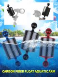 1  Dual Ball Underwater Carbon Fiber Buoyancy Aquatic Arm D60mm 110-550g Floating Diving DSLR Action Camera Tray Cage Extension