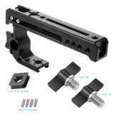 New Top Handle Grip Lifting Bracket Arri Cheese Mount 1/4 3/8 Cold Shoe Rod Clamp for Handheld Camera Cage Video Stabilizer Rig