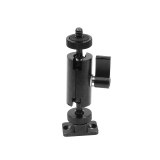 1x Cold Shoe 1/4  Mount / 360 Rotatable 1 inch Ball Head Adapter for Monitor Light Bracket Cage for GoPro 9 8 7 5 Insta360 ONE R