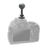 1x Cold Shoe 1/4  Mount / 360 Rotatable 1 inch Ball Head Adapter for Monitor Light Bracket Cage for GoPro 9 8 7 5 Insta360 ONE R