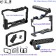 For Lumix GH5 GH5S Camera Cage Protective Case Rig Frame Kit Top Handle Grip for Fujifilm XT3 XT2 SLR for Gopro Hero 9 8 7 6 5 4