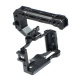 FEICHAO BTL-SN-ZV1 CNC DSLR Camera Cage Cold Shoe with Handle Grip Handle Screw Compatible for Sony ZV1 Rig Vlog Microphone LED Light Tripod