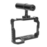 CNC A73 A9 Camera Cage + Top Handle Grip Aluminum Alloy with Cold Shoe Mount for Sony a7iii a7r3 a7m3 DSLR Camera Extension Kit