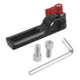 Single Hole 15mm Rail Clamp Mount Rod Clamp on DSLR Camera Handle / Cage / Plate w/ NATO Rail for Rod Extension DSLR Camera Rig