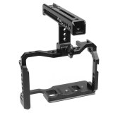 R5 Camera Cage Rig Cooling Protective Frame Extension NATO Rail & Cold Shoes & ARRI Mount for Canon EOS R5 R6 Stabilizer DIY Kit