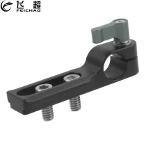 Single Hole 15mm Rail Clamp Mount Rod Clamp on DSLR Camera Handle / Cage / Plate w/ NATO Rail for Rod Extension DSLR Camera Rig