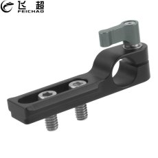 Single Hole 15mm Rail Clamp Mount Rod Clamp on DSLR Camera Handle / Cage / Plate w/ NATO Rail for Rod Extension DSLR Camera Rig