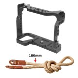 CNC A73 A9 Camera Cage + Top Handle Grip Aluminum Alloy with Cold Shoe Mount for Sony a7iii a7r3 a7m3 DSLR Camera Extension Kit