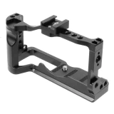 M6 Mark2 Camera Cage Rig w Cold Shoe Mounts Comfortable Grip for ARRI Handle for Canon EOS M6 Mark II Video Film Vlog Stabilizer