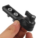 Single Hole 15mm Rail Clamp Mount Rod Clamp on DSLR Camera Handle / Cage / Plate w/ NATO Rail for Rod Extension DSLR Camera Rig