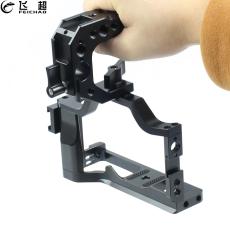 M50 Camera Cage Rig Form-Fitting for Canon EOS Mark M5 M50II SLR 3/8 1/4 Cold Shoe Mount for Arri Handle Monitor Vlog Stabilizer