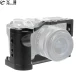 M6 Mark2 Camera Cage Rig w Cold Shoe Mounts Comfortable Grip for ARRI Handle for Canon EOS M6 Mark II Video Film Vlog Stabilizer