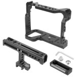 CNC A73 A9 Camera Cage + Top Handle Grip Aluminum Alloy with Cold Shoe Mount for Sony a7iii a7r3 a7m3 DSLR Camera Extension Kit