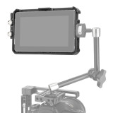 FEICHAO 5.5inch Camera Field Monitor Cage Bracket With 1/4 -20 Mounting Holes Compatible with FeelWorld F5 Pro/F5 Pro V2