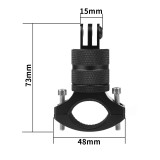 FEICHAO Bicycle Handlebar Mount  360° Rotating 21 to 35mm Compatible with Insta360 ONE R, Gopro, Osmo, EK7000 4K Action Camera