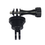 FEICHAO Tripod Adapter 360 Degree Swivel 1/4  Screw Compatible with Gopro Hero 13 10 9 8 7, Eken, Insta360 One X X2 R Action Camera