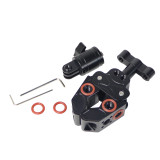 FEICHAO Super Clamp 3-card Magic Arm with 1/4  3/8  Cold Shoe Mount Compatible with Hero 13 Universal Camera Monitor