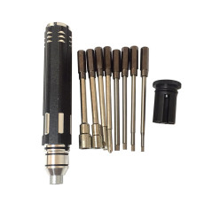 FEICHAO Hardware Repair Tools 8 in 1 Hex Screwdrivers Hex Screw driver Kit Set Mini For Helicopter Plane Car Pocket Accessories
