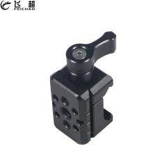 Quick Release Camera Mount NATO Rail Clamp with 1/4  & 3/8  Standard Mounting Holes for DIY Monitor Microphone Camera Cage Rig