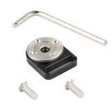 Standard ARRI Rosette Connecting Mount With M6 Thread & 1/4  Threaded Screws For DSLR Camera Cage Rig Articulating Arms Mounting