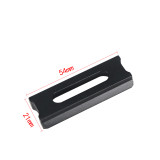 Quick Release Safety Rail Rig for NATO Rail 48mm 63mm for Anti-Off Top Handle Clamp Slider Adapter DSLR Camera Cage Extension