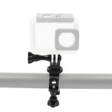 Bike Motorcycle Handlebar Clamp Bicycle Camera Mount Holder Support 1/4  Tripod Adapter for OSMO 360/GoPro Hero 13 9 8 7 6 5 Insta360 ONE X