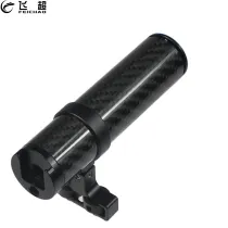 DSLR Camera Top Handle Grip Carbon Fiber Lightweight Side Handgrip with Cold Shoe Mount 1/4 3/8 Screw Holes for Monitor Lights