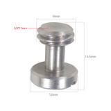 FEICHAO Quick Release Screw 1/4*11 3/8*11 2Pack for Gimbal Tripod Quick Release Plate