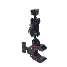 CNC Super Clamp with Tripod Adapter 1/4'' 3/8'' Screw Hole Compatible with Hero 13 Mount Camera Monitor LED Light Mic Handlebar Mount Bracket