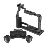 Camera Cage Protective Stabilizer Rig 1/4  3/8  Holes Cold Shoe Mount Monitor Holder for FUJI XT20 XT30 Handheld Extension Case
