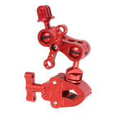 Magic Arm Double Ball Head Mount + Large Super Clamp Claw Articulated Support Compatible with Hero 13 Monitor Light Stand Holder