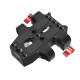FEICHAO Quick Release Plate Gimbal Base 15mm Double-hole Tube  Clip Kit Compatible with Sony A7C, Panasonic GH5S , Fuji XT4 Camera