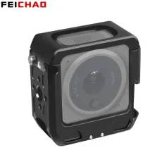 Main Camera Cage Rig Magnetic Frame Case Cold Shoe Mount 1/4 3/8 ARRI Locating Rechargeable for DJI Osmo Action 2 Accessories