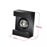 FEICHAO Mini Cold Shoe Mount Bracket with 1/4  Screws for Monitor LED Light Microphone DSLR Camera Cage