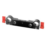 FEICHAO Dual Ports 19mm Rod Clamp Railblock 19mm-12mm M6 Mount for DSLR Camera Shoulder Rig System