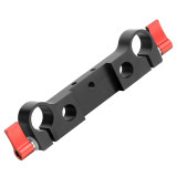 FEICHAO Dual Ports 19mm Rod Clamp Railblock 19mm-12mm M6 Mount for DSLR Camera Shoulder Rig System