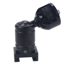 FEICHAO Anti-reverse Screw Mini Gimbal Holder Adjustable 1/4  Hole CNC Aluminum for ACTION 2 Camera Tripod