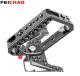 Circular Top Handle Grip Cold Shoe Mount 1/4 3/8 ARRI 15mm Rod Clamp for SLR Camera Cage Rig Stabilizer Monitor Light Mic Holder