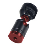 FEICHAO Mini Gimbal Holder Aluminum Alloy Adjustment Adapter 1/4 Compatible with GoPro Action Camera Tripod