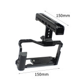 for Fuji X-E4 XE4 Camera Cage Protective Housing Frame Top Handle Grip Cold Shoe Arri Mount Extension Kit Stabilizer Photo Video