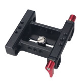 Quick Release Adapter Baseplate With 15mm Rod Clamp For DSLR Camera Cage Rig Shoulder Support System Photography Accessories