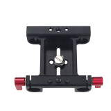 Quick Release Adapter Baseplate With 15mm Rod Clamp For DSLR Camera Cage Rig Shoulder Support System Photography Accessories