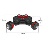 Magic Arm Multi-Function 360 Rotation Double Ball Head with Arri Pin 1/4 3/8 Screw Mount Adapter for Sony A7C DSLR Camera Cage