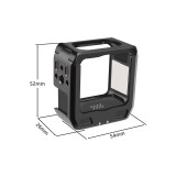 Magnetic Action Camera Cage Rig For DJI Action 2 Camera Full Cage with Cold Shoe Mount 1/4 3/8 ARRI Locating Hole Charger Base