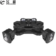 Magic Arm Multi-Function 360 Rotation Double Ball Head with Arri Pin 1/4 3/8 Screw Mount Adapter for Sony A7C DSLR Camera Cage