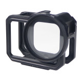 Aluminum Alloy Housing Border Protector Protective Frame Case For Gopro 13 9 10 11 Action Camera Accessories Cold Shoe Mount 1/4 Screw