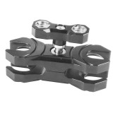 Adjustable Camera Diving Light Butterfly Clip Arm Clamp Mount Open Holes Extended Bracket Adapter Underwater Accessories