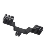 Double Bracket Bridge Connector for DJI Action 2 Sports Camera Dual-head Bracket for GoPro 10 9 8 MAX Interface Adapter