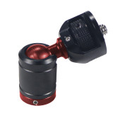 Mini Ball Head 360 Swivel Tripod Ballhead with 1/4  Screw Cold Shoe Mount for Gopro 10 9 8 Insta360 Action Camera Accessories